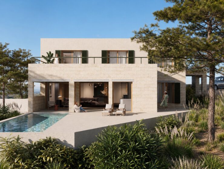 Villa Fondo 13: villa project with infinity pool and sea views in Mallorca